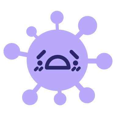 Mutsuz şok virüsü parlak neon renklerde