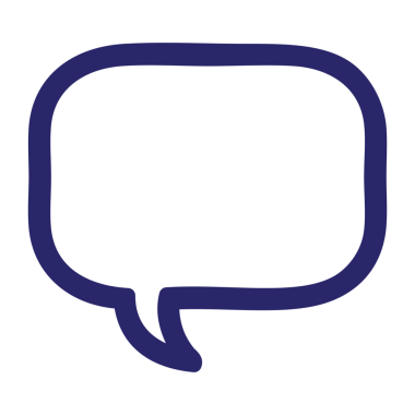 parlak neon rengi konuşma kabarcığı simgesi