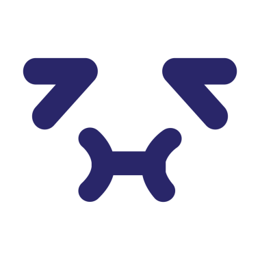 Parlak neon renkli mide bulandırıcı yüz simgesi