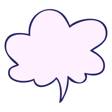 parlak neon renkli konuşma baloncuğu ile çizgi film konuşma balonu