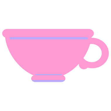 Parlak neon renkli kahve fincanı.