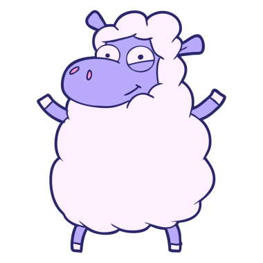 parlak neon renkli koyunlar