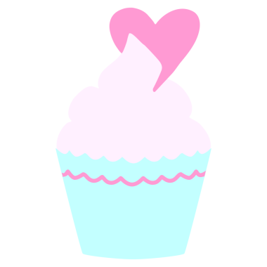 Parlak neon renkli sevgililer günü pastası.