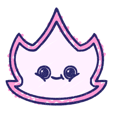 Parlak neon rengi çizen Alev Tebeşiri