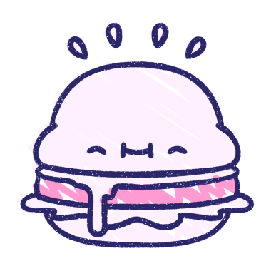 Sevimli Burger Tebeşiri Parlak neon rengi çiziyor