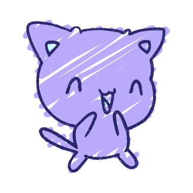 Mutlu Kedi Tebeşiri Parlak neon rengi çiziyor