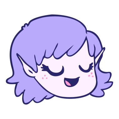 parlak neon renkli çizgi film elf kızı