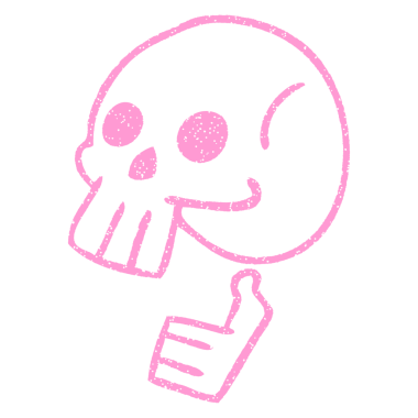 Ürkütücü Kafatası Kömürü Parlak neon rengi çiziyor