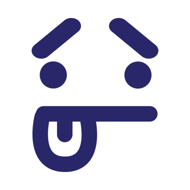 parlak neon renkli belirsiz yüz simgesi