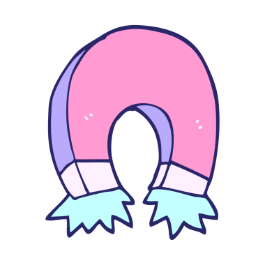 parlak neon renginde karalama mıknatısı