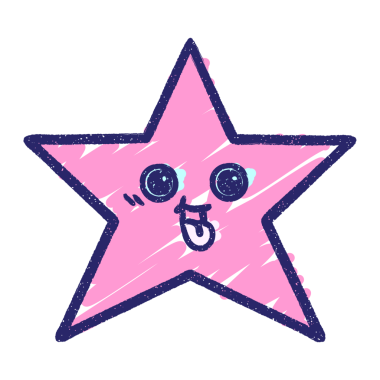 Mutlu Yıldız Tebeşiri Parlak neon rengi çiziyor