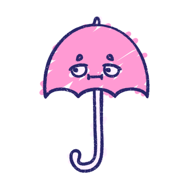 Şemsiye Tebeşiri Parlak neon rengi çiziyor