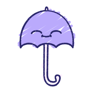 Şemsiye Tebeşiri Parlak neon rengi çiziyor