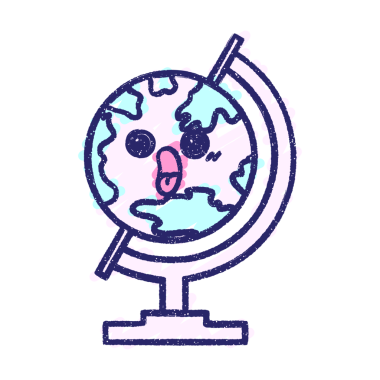 Globe Chalk Parlak neon rengi çiziyor