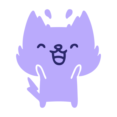 Parlak neon renkli tatlı, korkmuş kedi.