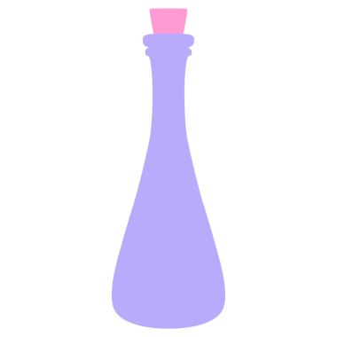 parlak neon renkli sihirli iksir