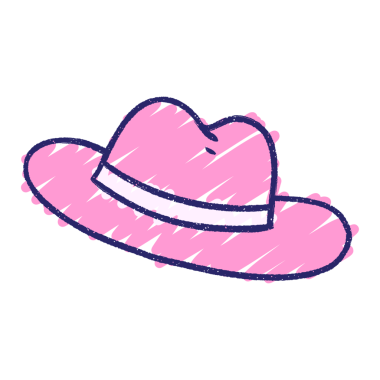 Şapka Tebeşiri Parlak neon rengi çiziyor