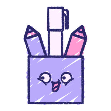 Okul Kalemi Tebeşiri Parlak neon rengi çiziyor