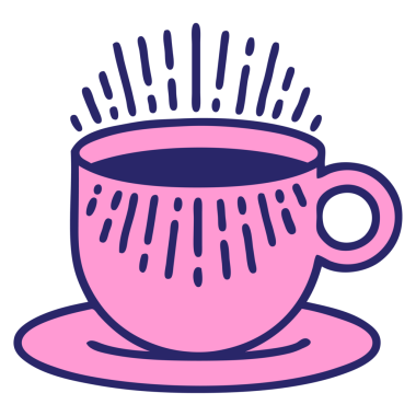 geleneksel kahve tarzında parlak neon renkli dövme.