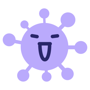 Basit mutlu yüz parlak neon renkli simge ile eğleniyor