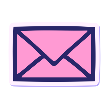 Parlak neon renkli şirin bir karikatür kağıdının etiketi.