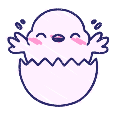 Sevimli Piliç Tebeşiri Parlak neon renginde çiziyor