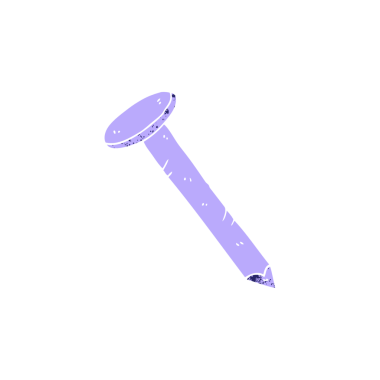 parlak neon renkli çizgi film çivisi