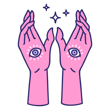 Mistik eller parlak neon renkte dizayn edilir.