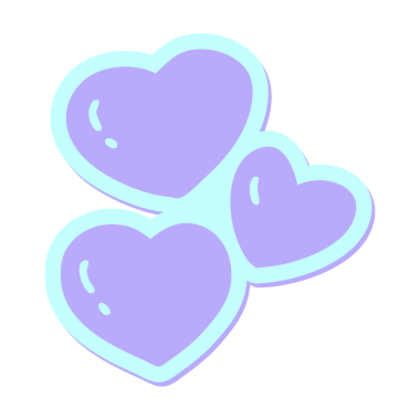 Parlak neon renkli aşk kalplerinin etiketi.