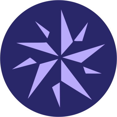 Parlak neon renkli bir yıldızın ikonik dövme şekli