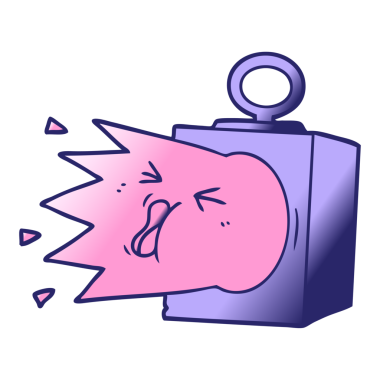 parlak neon renkli çizgi film endüstrisi lambası