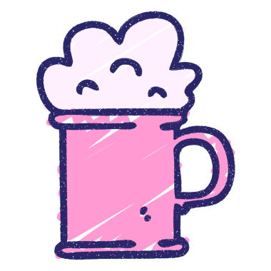 Köpüren Tankard Tebeşiri Parlak neon rengi çiziyor