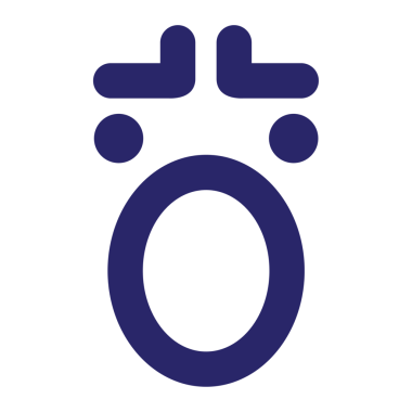 Parlak neon renkli basit bir bağırma yüzü simgesi