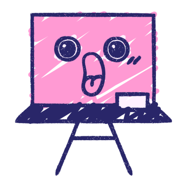 Tahta Tebeşir Parlak neon rengi çiziyor