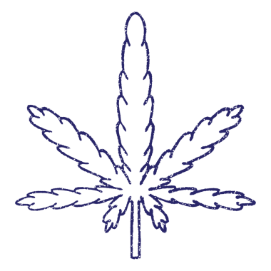 Marihuana Yaprağı Kömürü Parlak neon rengi çiziyor