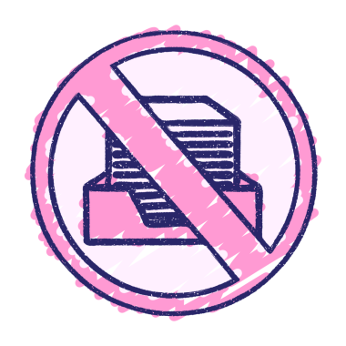 Parlak neon rengi çizen Kağıt İşlem Tebeşiri Yok