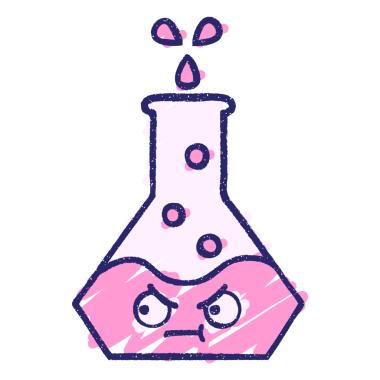 Bilim Deneyi Tebeşiri Parlak neon rengi çiziyor