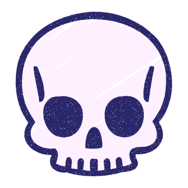 Ürkütücü Kafatası Tebeşiri Parlak neon rengi çiziyor