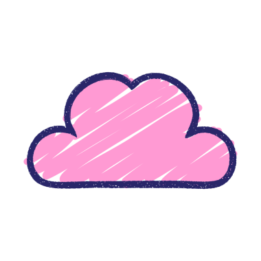 Bulut Tebeşiri Parlak neon rengi çiziyor