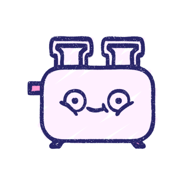 Parlak neon rengi çizen tost makinesi tebeşiri