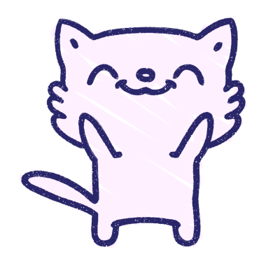 Sevimli Kedi Tebeşiri Parlak neon rengi çiziyor