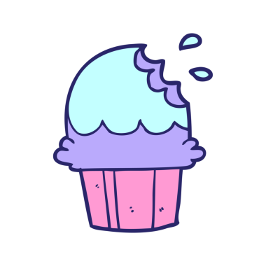 parlak neon renkli çikolatalı kek.