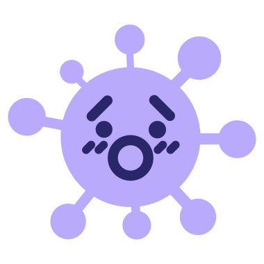 Parlak neon renkli şok virüsü