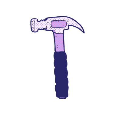 parlak neon renkli çizgi film çekici