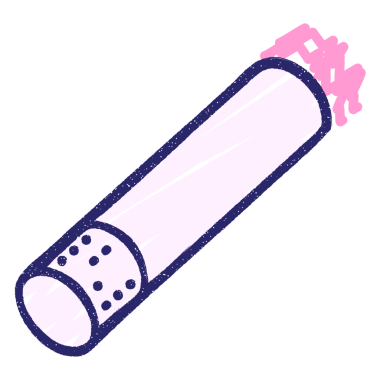 Sigara Tebeşiri Parlak neon rengi çiziyor