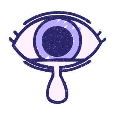 Esrarengiz Göz Tebeşiri Parlak neon rengi çiziyor