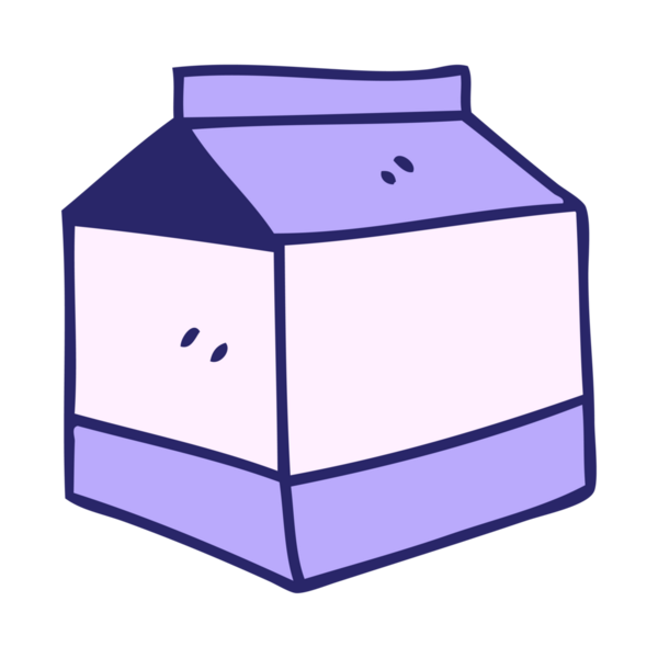 El çizimi karikatür el, parlak neon renginde tuhaf meyve suyu kartonuyla çizilmiş.