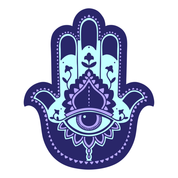 Parlak neon renkli bir hamza ikonik dövme görüntüsü