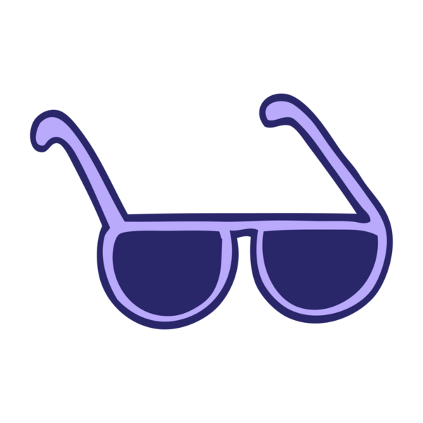 çizgi film karalama güneş gözlükleri parlak neon renkli