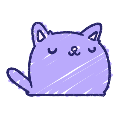 Sevimli Kedi Tebeşiri Parlak neon rengi çiziyor